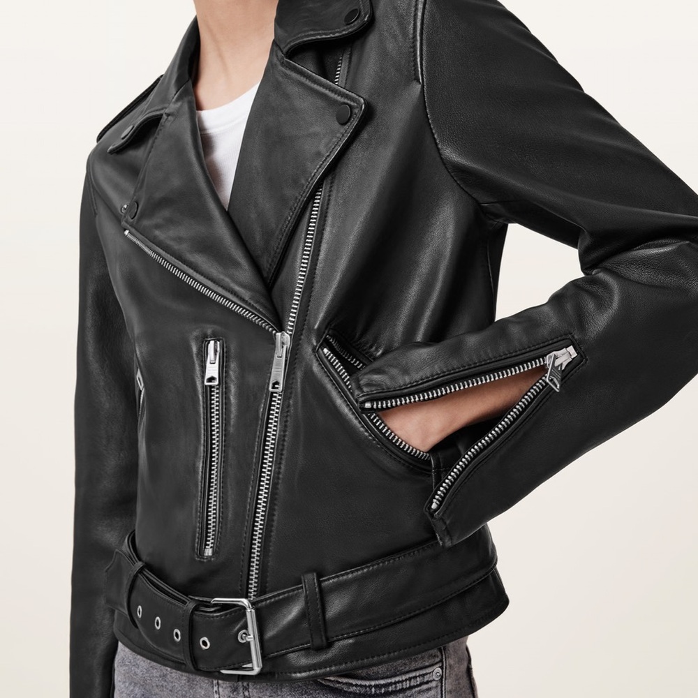 All Saints BALFERN LEATHER BIKER JACKET